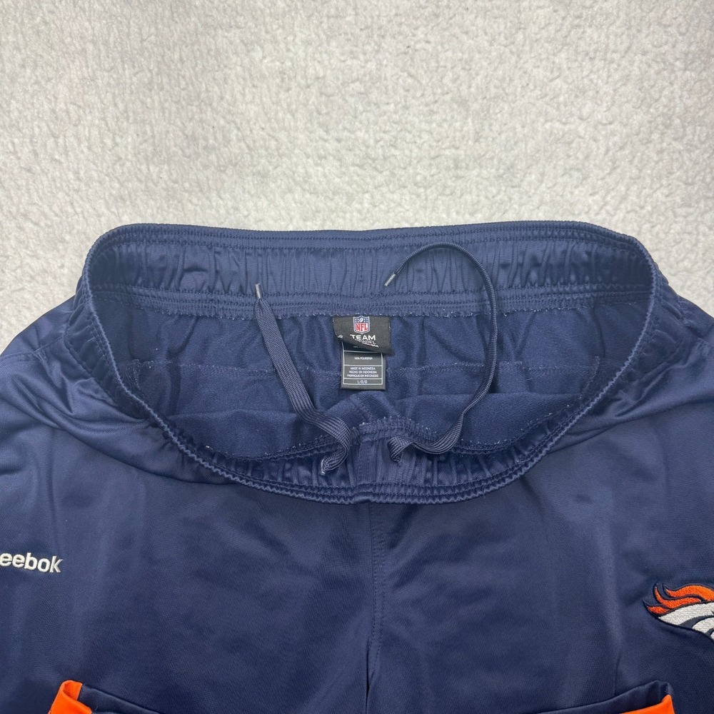 NFL‎ Denver Broncos Track Pants Team Apparel Blue Men's Size Large - Picture 4 of 12